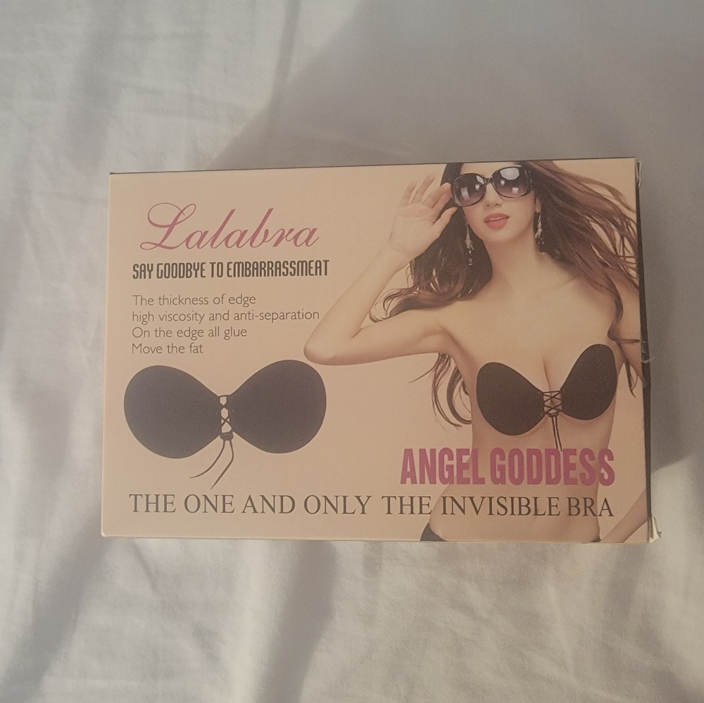 Invisible bra- black